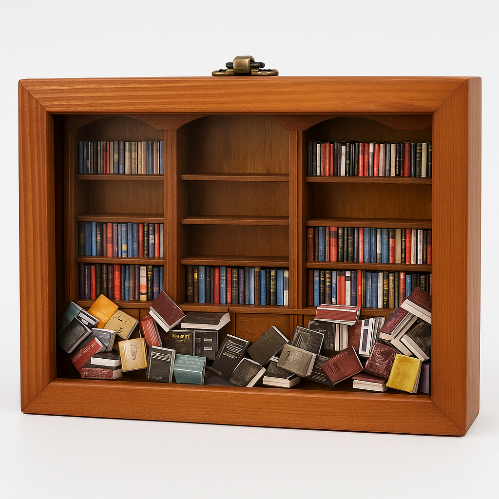 Miniature Library in a Box